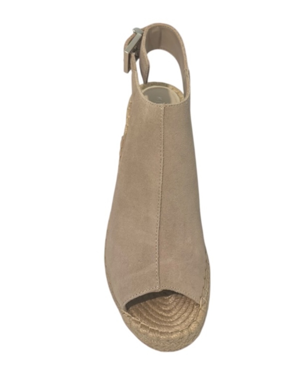 Kenneth Cole New York Women s Olivia Espadrille Peep-Toe Wedges, Almond 7.5M - Picture 2 of 4